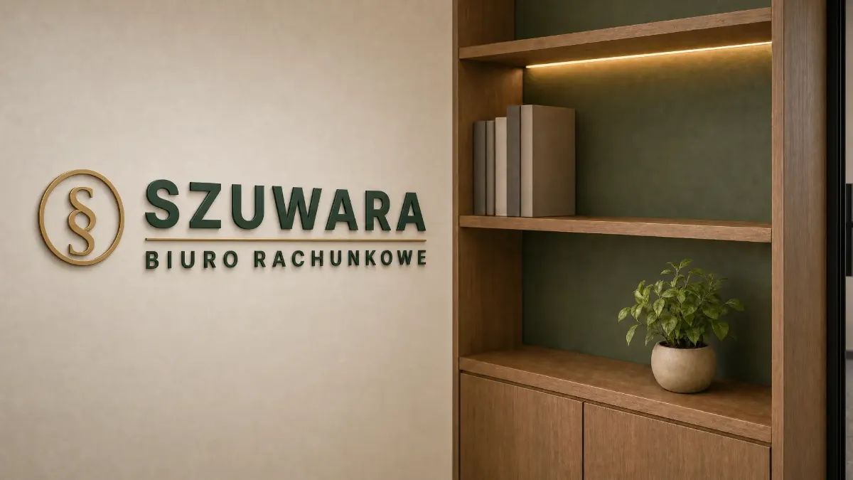 Wnętrze Biura Rachunkowego Szuwara w Bielsku